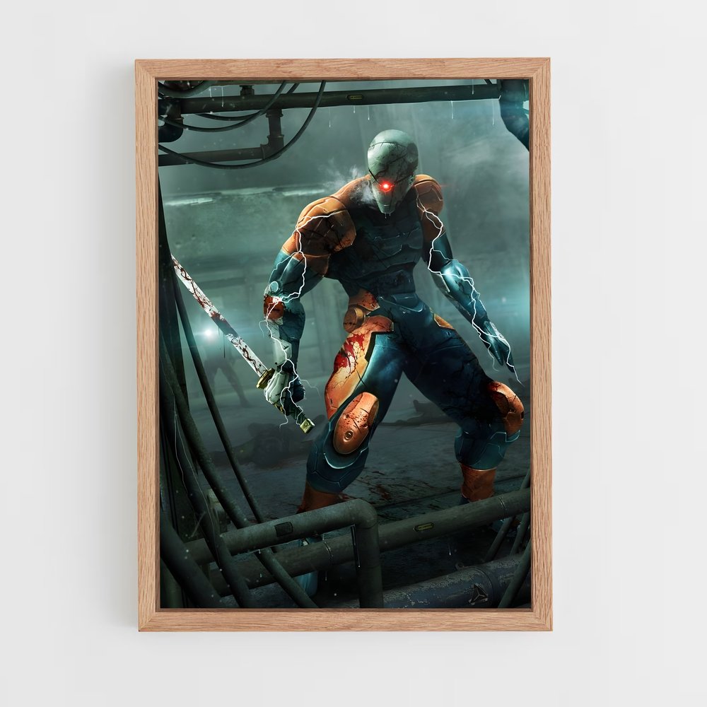 Poster Cyber Ninja – affiche Metal gear solid (vue 4)